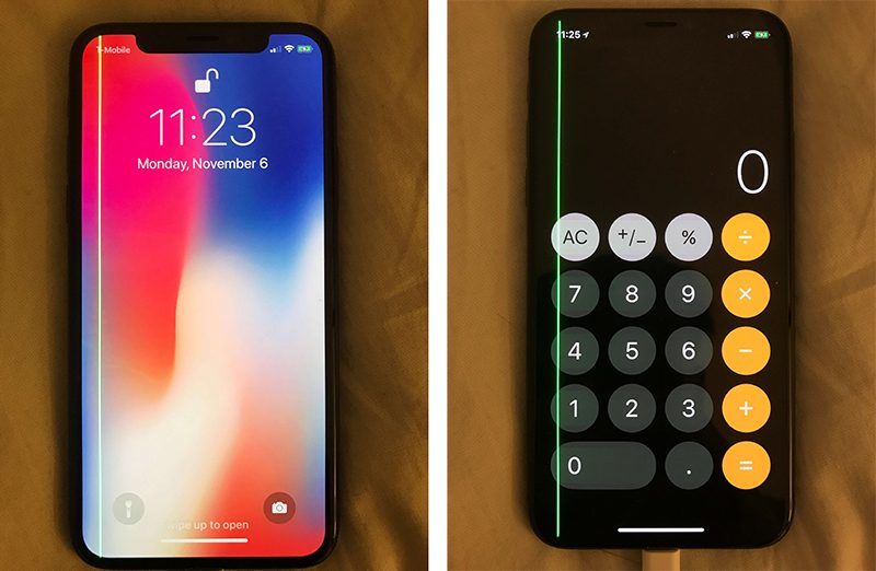 iPhone X problems with display